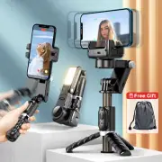 Stabilizer Handheld Selfie Stick Tripod Mount Remote Control with Fill Light