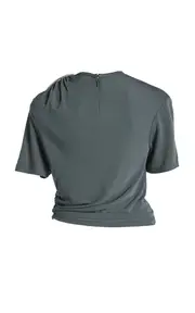 [Christopher Esber] Orica Crystal Ruched Jersey Tee