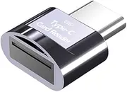 Type-C Card Reader Support USB 3.1 Type-C Port ry Card Reader for Type-C Port Phone Tablet Laptop Grey Grey One Size