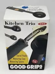 New in Box OXO Good Grips Kitchen Trio Swivel Peeler Measuring Cups and Spoons