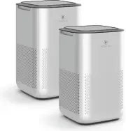 MA-15 Air Purifier with True HEPA H13 Filter | 585 ft² Coverage | Silver, 2-Pack