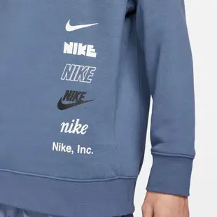 【下殺】Nike 男女長袖上衣 大學T 情侶款 刷毛 白/黑/藍【運動世界】DX0782-030/DX0782-010/DX0782-491