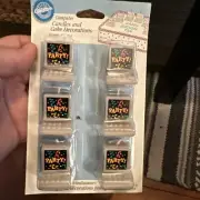Wilton Retro 80s Computer Cake Topper Pack of 6 Candles 1998 Vintage Rare New
