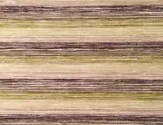 DESIGNERS GUILD Lucca Stripe chenille green black white Woven Italy Remnant New