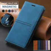 For Samsung S25 S24 S23 S22 S21 FE S20 Ultra Plus Case Leather Wallet Flip Cover