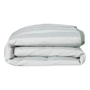 Ecology Horizon Size Queen Quilt Cover Blue/White/Sage Home Bedding