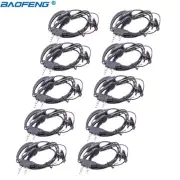 10pcs baofeng ham radio 2pin K port earpiece ptt mic headset for baofeng UV-5R