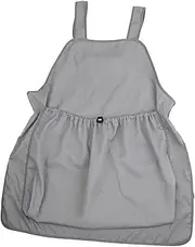 Ｂｅｓｇａ Pet Carrier Apron Cat Accompany Carrier Bag Pets Holder Pouch Portable Dog Carrying Bag Pet Carrier Chest for Camping Puppy, Gray