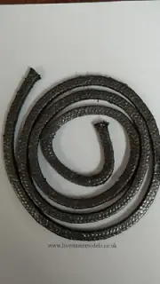 6.5mm graphite yarn, gland packing live steam loco traction engine