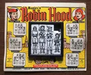 1962 Roalex's ROBIN HOOD Slide PUZZLE Game RARE Original Cardboard Backing