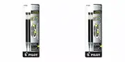 Pilot 77240 Black Fine Point G2® Retractable Pen Refills 2 Count (Pack of 2)