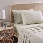 Tommy Bahama Aloha Pineapple Sheet Set Sage