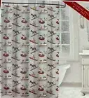 Holiday Dash Away Home Shower Curtain Christmas Dogs 72" x 72" Premium Peve