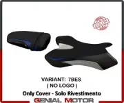 Seat saddle cover Argo Special Color Blue-Silver(BES)T.I.for YAMAHA R1 2004>2006