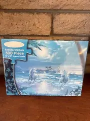 Melissa & Doug Seaside Stallions Jigsaw Puzzle 500 piece 19"x 27" New Sealed