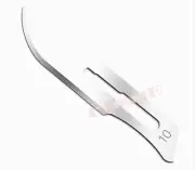 Surgical Scalpel Blades #10 with #3 Metal Handle Suitable for Dermaplaning (100)