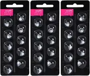 KH HAIKE Oticon Minifit Single Vent Bass Domes (8 mm/3 Pack), Universal Domes for Oticon Hearing Aid Supplies