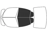 Rvinyl Window Tint Kit Fits Suzuki Sx4 2007-2013 (Sedan)