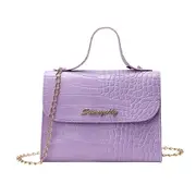 2 Pcs Summer Texture Women Bag Shoulder Bag New Wave Chain Fashion Wild Messenger Bag Portable Small Square Bag
