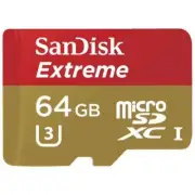 SanDisk Extreme 64GB microSDHC UHS-I Class 10 Memory Card
