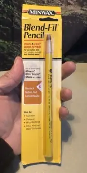 Minwax Blend-Fil Pencil #5 Gunstock, Sedona Red, Colonial Maple, Wood Repair