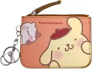 [Hemasa] Pompom Leather Change Card Holder All-in-one Bag with Keychain Pendant, 6, 11