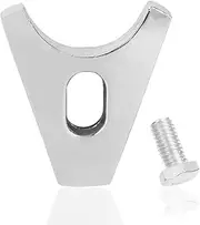 1 PC Car Engine Distributor Clamp Kit, High Hardness Metal SBC BBC Distributor Clamp Bracket with Adapter Bolts, Modified Replacement Repair Parts, Compatible with Chevrolet Chevy (Silver)