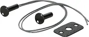 Kwikee 905327000 Round Switch Door 3/8 Magnetic Open, Black