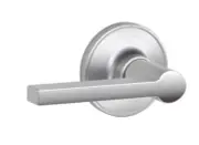 (Lot of 12) Schlage J10 SOL 626 Satin Chrome Solstice Passage Door Lever Set