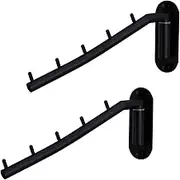 Wall Mounted Clothes Garment Rack Display Hanging Clothing Racks Multi-Purpose Hanging Rod for Hanging Clothes Garment Rail