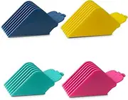 Clipper Guards 16 14 12 10 Fits for Most Wahl Clippers, Color Coded Clipper Combs Replacement - 1.25", 1.5", 1.75" & 2"
