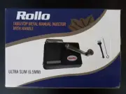 Rollo Tabletop Metal Manual ULTRA SLIM (6.5mm) Cigarrette Tube Injector