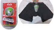 McDavid 9255 Performance Boxer w/ FlexCup Youth Large Ages 7-12 Waist 25"-27" Bl