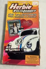 Disney Herbie Fully Loaded 32 Valentines Cards 2005 NEW SEALED