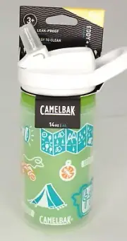 Eddy+ Kid's BPA Free Water Bottle by Camelbak 14oz Adventure Map