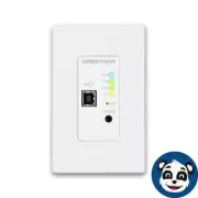 CRESTRON USB-NX2-LOCAL-1G-W, Ethernet Endpoint Wall Plate, White , New