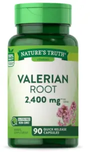 Nature's Truth Valerian Root 2400 mg, 90 Quick Release Capsules 840093101617VL