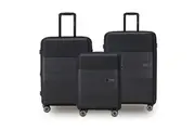 3pc Tosca Orion Portable Travel Suitcase Luggage Case Carry Bag Set Black