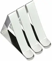 AIMALL 12PCS Stainless Steel Tablecloth Clips Desk Table Cloth Cover Clamp Holder Picnic Table Clips for Outdoor Picnics Marquees Weddings Graduation Party