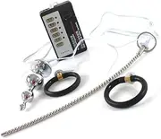 Electric Shock Urethral Thrusting Toys Sound Beaded Urethral Dilator Electric Shock Penis Plug Masturbation Catheter Stimulation Sex Toy for Men Gifts Anal Plug Anal Dildo