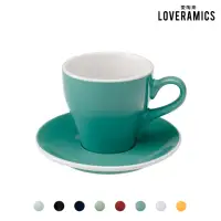 在飛比找momo購物網優惠-【LOVERAMICS 愛陶樂】鬱金香系列 - 拿鐵杯盤組2