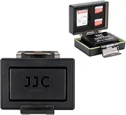 NexFoto/JJC Water-Resistant Battery Case Memory Card Storage Box for Fujifilm X100VI X-Pro1 X-T1 X-T10 X-M1 X-A1 X-A2 etc. Cameras fits Fujifilm BC-W126 Battery