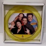 Seinfeld 7" Novelty Yellow Wall/Desk Clock Brand New Kramer