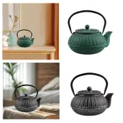 Cast Iron Teapot with Tea Strainer Tea Kettle Pot for Home Hotel Indoor