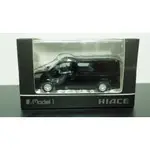 ONE MODEL 1/64 TOYOTA NEW HIACE 黑色 絕版 全新現貨