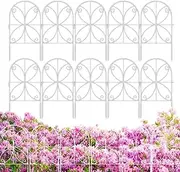 Garden Fencing | Pet Fence Outdoor - Heavy-Duty Landscaping Edging, Weather-Resistant Gardening Supplies Outdoor Decor for Temporary Barrier