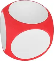 WESIEVYA Writable Giant Sponge Dice Blank Dice for DIY Projects Cleanable Dry Erase Surface for Games Math Activities and Imaginative Play Lightweight Portable