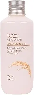 TheF.aceShop Rice & Ceramide Moisturizing Face Toner Enriched With Rice Extracts To Brighten The Skin | Suits All Skin Types |Hydrating Face Toner For Glowing Skin, Korean Skin Care products,150ml