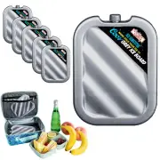 6 Reusable Cooler Ice Pack Food Safe Lunch Box Freeze Cold Therapy Relief Injury