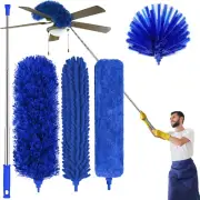 Microfiber Feather Duster 5Pcs Washable Cobweb Dusters For Cleaning Kit 100 Inch